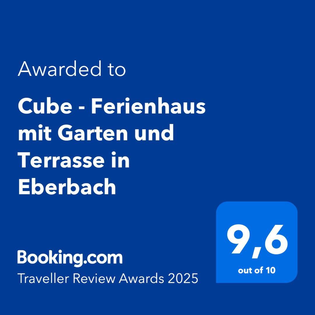 Cube - Ferienhaus Mit Garten Und Terrasse In Eberbach เอเบอร์บาค ภายนอก รูปภาพ